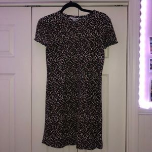 American Eagle cheetah print dress